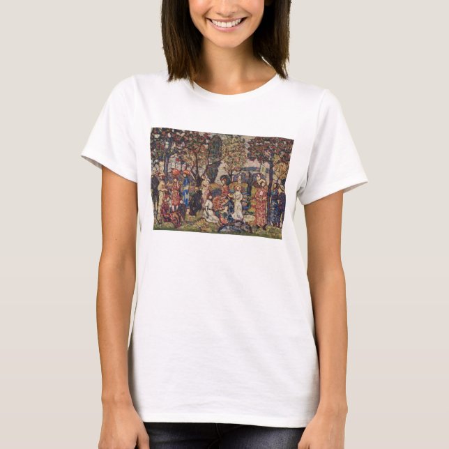 Camiseta Otoño de Maurice Prendergast, Bella Artes de Vinta (Anverso)