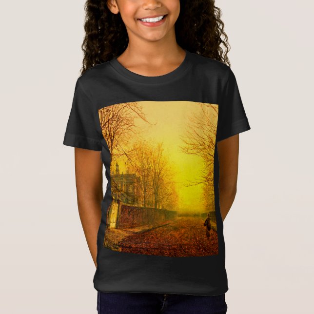 Camiseta Otoño Dorado John Atkinson Grimshaw (Anverso)