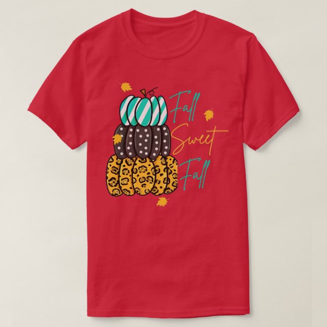Camiseta Otoño dulce1 (Diseño del anverso)