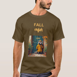 Camiseta Otoño elujah con mapache