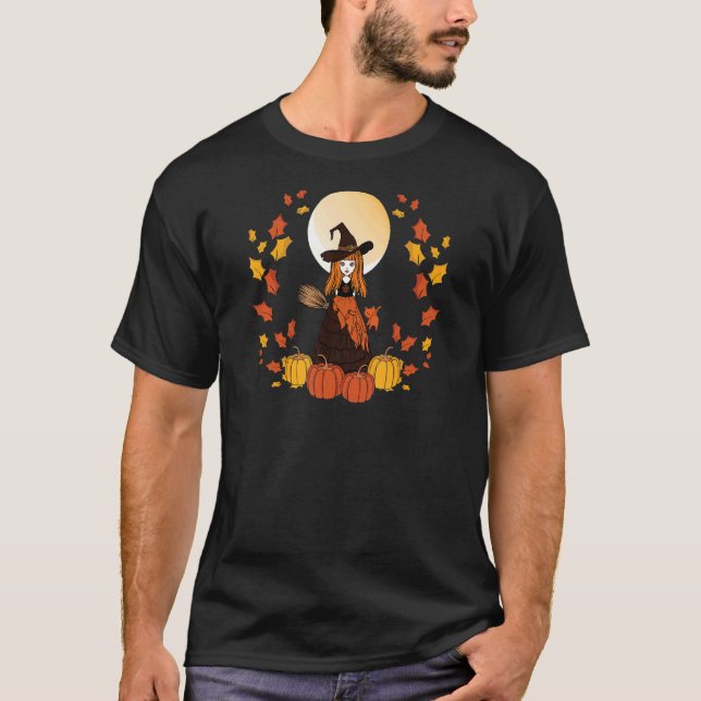 Camiseta Otoño Equinox otoño Mabon Cheeky Witch (Anverso)