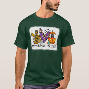 Camiseta Otoño Escocesa Terror Otoño Halloween Co