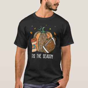 Camiseta Otoño Esta Temporada Leopard Pumpkin Spice Footbal