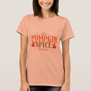 Camiseta Otoño festivo lindo de la estación de la especia