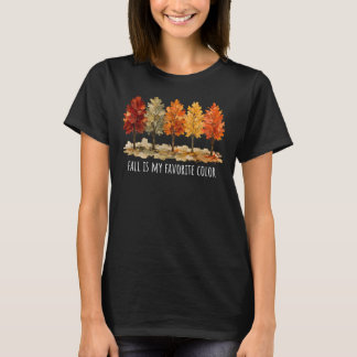 Camiseta Otoño Pintado Es Mi Color Favorito