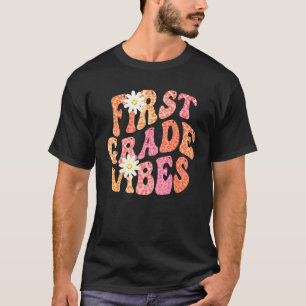 Camiseta Otoño PRIMER GRADO VIBES Retro 1er Fall