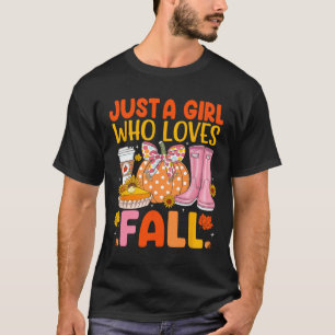 Camiseta Otoño S Para Chicas Temporada De Calabaza Otoño Th