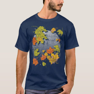 Camiseta Otoño Saltos de Otoño Acción de Gracias Naturaleza
