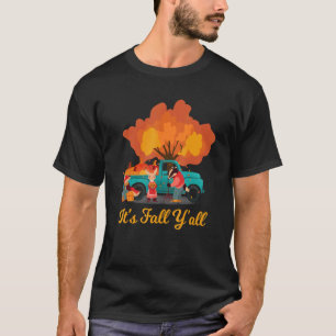 Camiseta Otoño Temporada de Otoño Gnome Autumn Deja Pumpkin