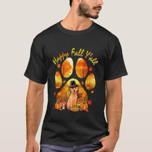 Camiseta Otoño Ustedes Día de Acción de Gracias Labrador Re