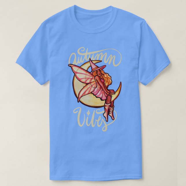 Camiseta Otoño Vibes Fall Moon (Diseño del anverso)
