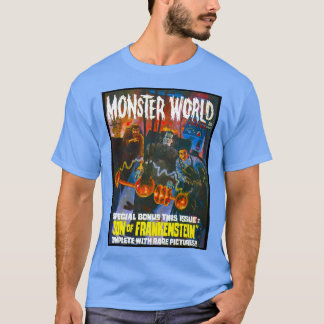 CAMISETA OTRA GRAN REVISTA MUNDIAL DE MONSTRUOS FAMOSA