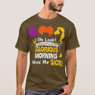 Camiseta Otra Mañana Gloriosa Me Hace Mal Bruja Hallo