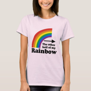 CAMISETA OTRA MITAD DE MI ARCOÍRIS APUNTANDO A LA DERECHA -