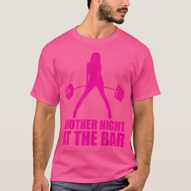 Camiseta Otra Noche En El Bar Barbell - Motivat De Las Muje (Anverso)