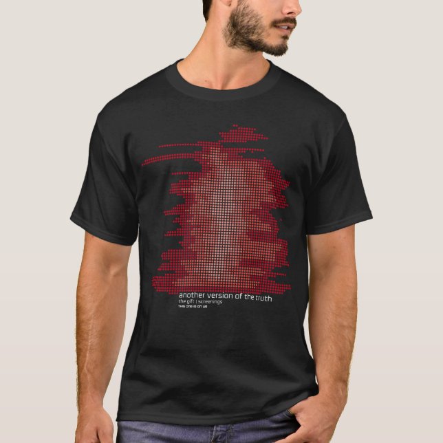 Camiseta Otra versión de la verdad: T de la investigación (Anverso)