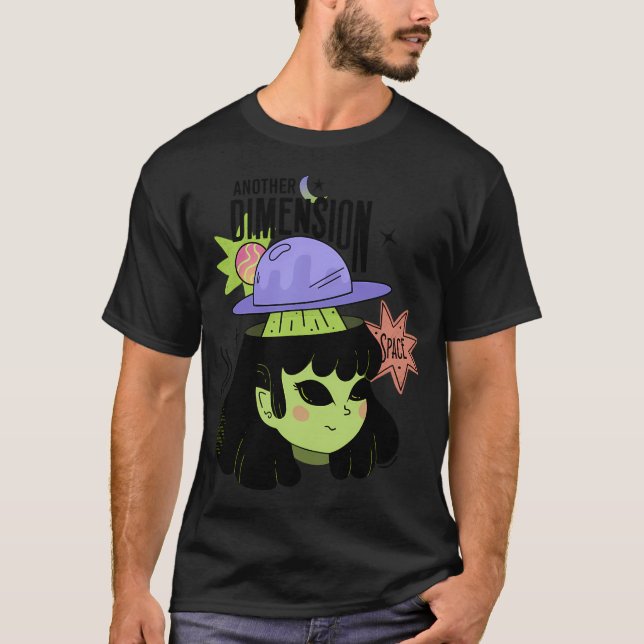 Camiseta Otro alienígena de dimensión (Anverso)