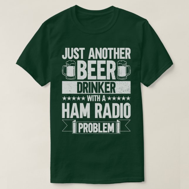 Camiseta Otro Beber De Vino Con Un Problema De Radio De Jam (Diseño del anverso)