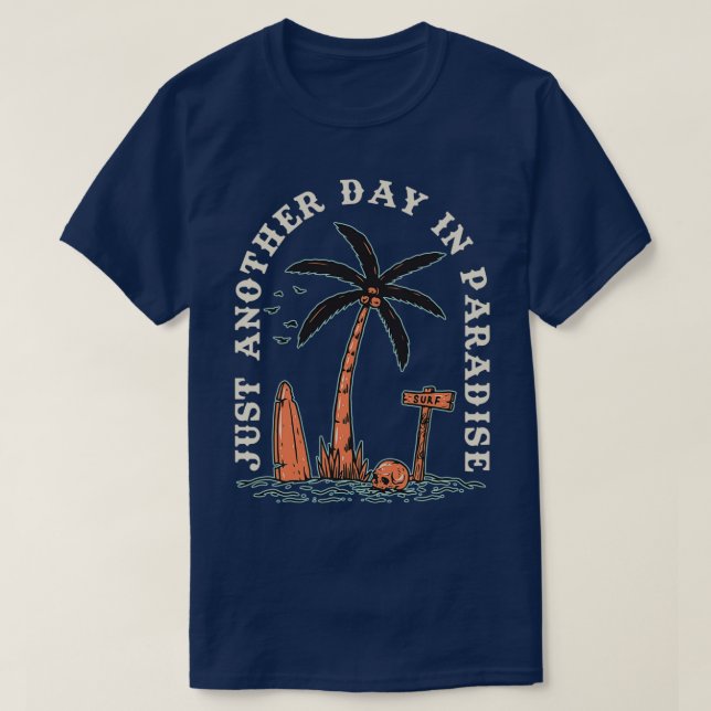 Camiseta Otro día en el paraíso (Diseño del anverso)