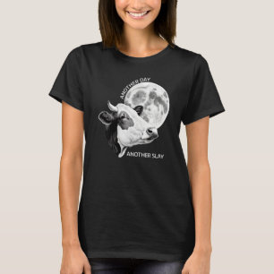 Camiseta Otro día más para una vaca ociosa: el quo motivado