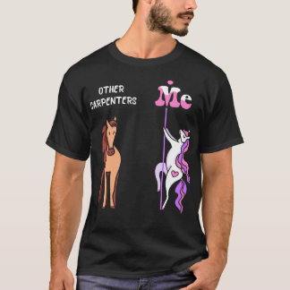 Camiseta Otros carpinteros Me Tee Unicorn Penter Gracioso r