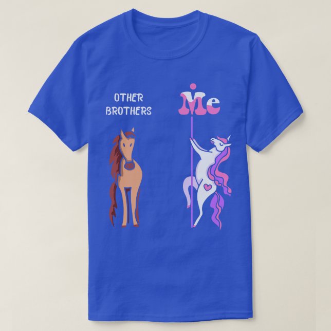 Camiseta Otros hermanos Me Tee Unicorn Hermano Funny Gift I (Diseño del anverso)