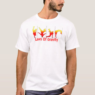 Camiseta otros, leyes de la gravedad