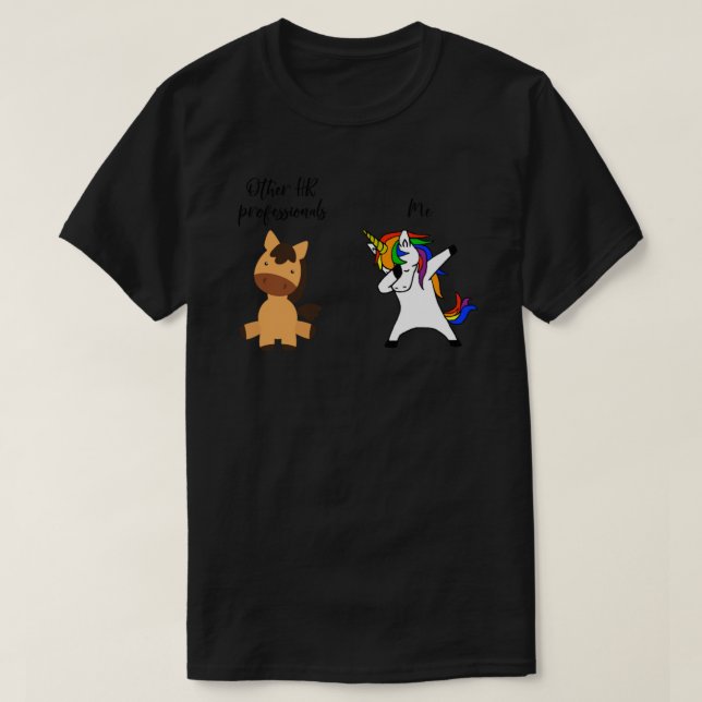 Camiseta Otros profesionales de RR. HH. Me Funny Dabbing Un (Diseño del anverso)