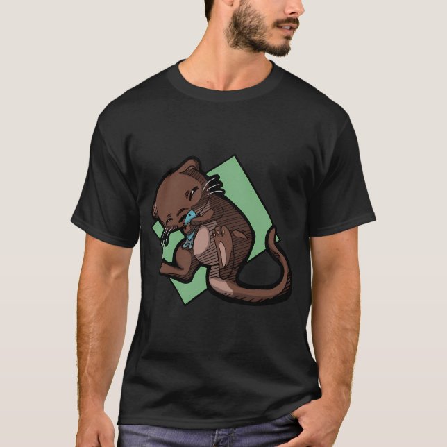 Camiseta Otta ama el pescado (Anverso)