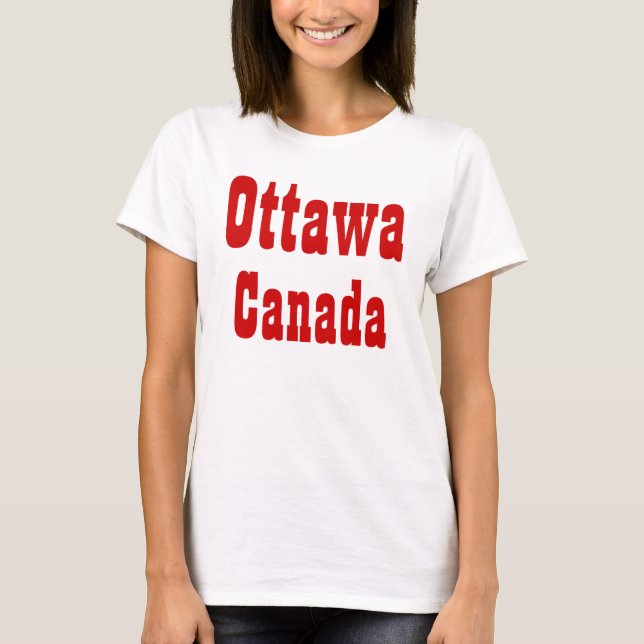 Camiseta Ottawa Canada (Anverso)