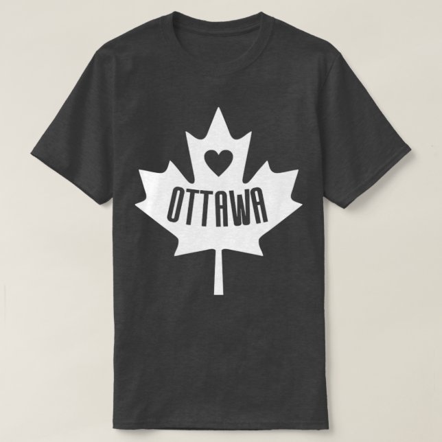 Camiseta Ottawa Canada (Diseño del anverso)