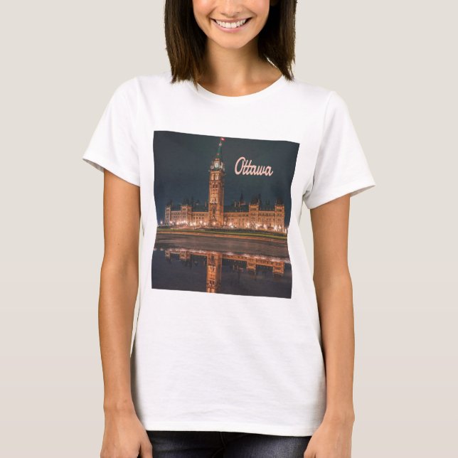 Camiseta Ottawa Canada Ontario Parliament Hill (Anverso)