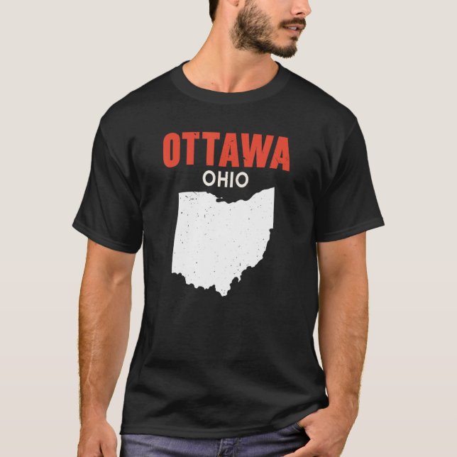 Camiseta Ottawa Ohio USA State America Travel Ohioan (Anverso)