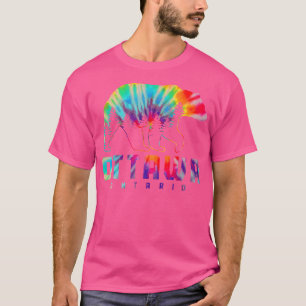 Camiseta Ottawa Ontario Canada Tie Dye Bear Pride al aire l