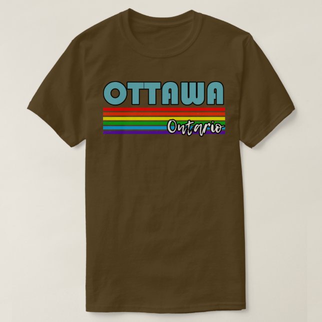 Camiseta Ottawa Ontario Orgullo Ottawa LGTB Regalo LGBTQ Su (Diseño del anverso)