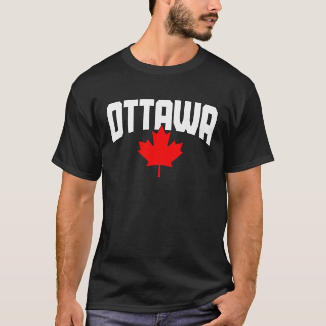 Camiseta Ottawa Quebec Maple Leaf Canadá Bandera Prid Canad (Anverso)