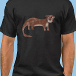 Camiseta Otter<br><div class="desc">Una nutria ligeramente sospechosa para los amantes de la vida salvaje. Arte original de Nic Squirrell.</div>