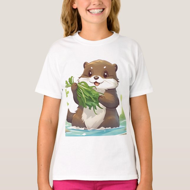 Camiseta Otter Adorable (Anverso)
