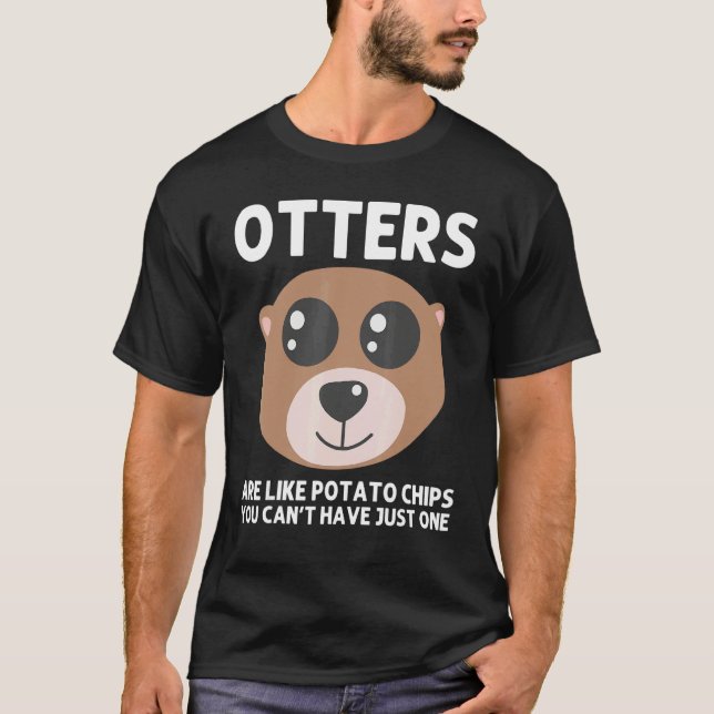 Camiseta Otter Animal For Men Women Sea Otter Mammals (Anverso)