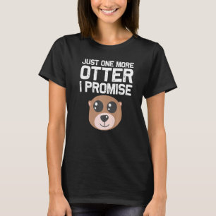 Camiseta Otter Animal Para Hombres Mujeres Mamíferos De Ott