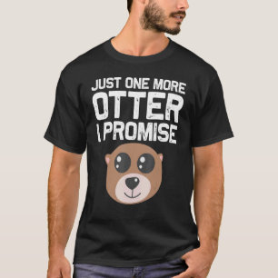Camiseta Otter Animal Para Hombres Mujeres Mamíferos De Ott