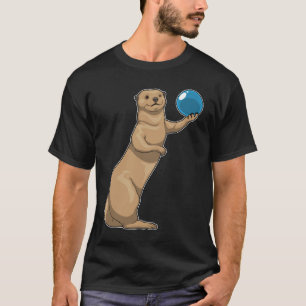 Camiseta Otter Bowling Bowling ball