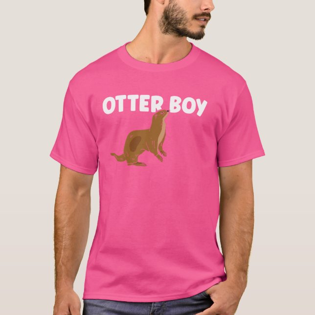 Camiseta Otter Boy Funny (Anverso)