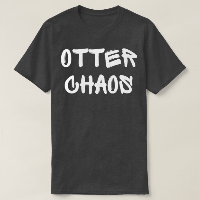 Camiseta Otter Chaos (Diseño del anverso)