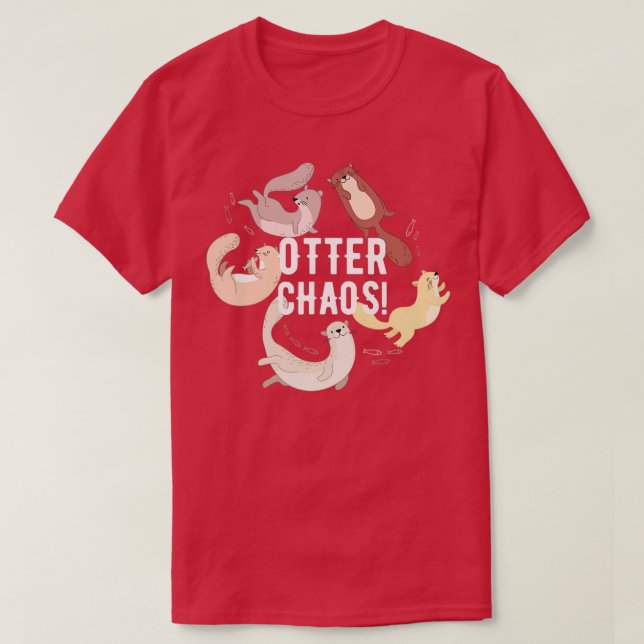Camiseta Otter Chaos  (Diseño del anverso)