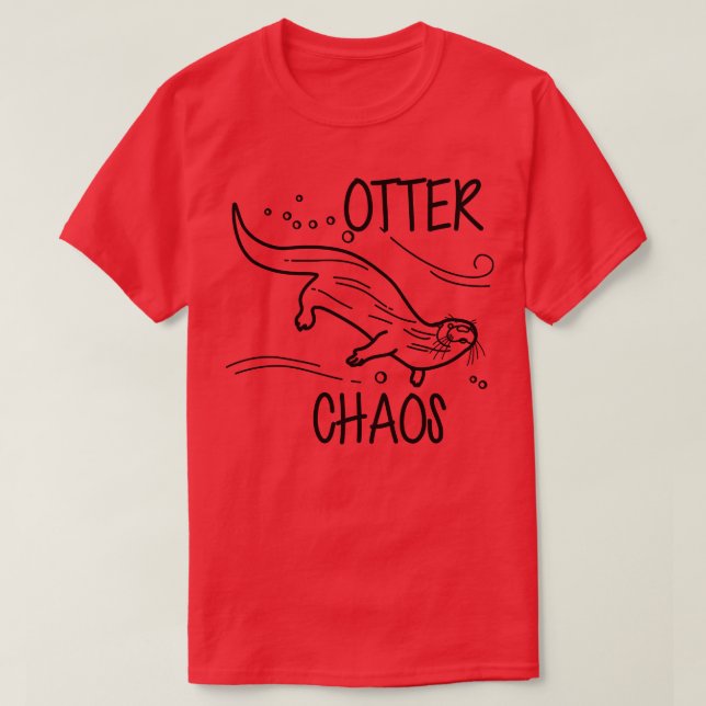 Camiseta Otter Chaos (Diseño del anverso)