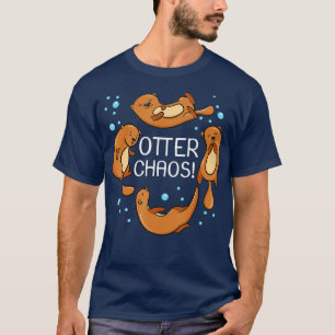 Camiseta Otter Chaos For Kids Cute Sleeping Pajama