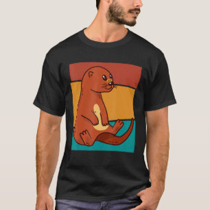 Camiseta Otter Cuta Vintage River