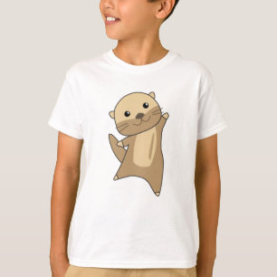 Camiseta Otter Cute Animals Animales Cuidan Animal Para Niñ