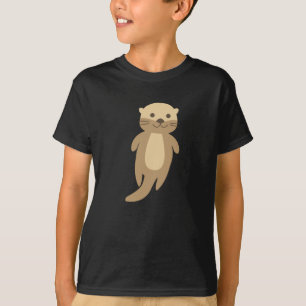 Camiseta Otter Cute Animals Animales Cuidan Animal Para Niñ